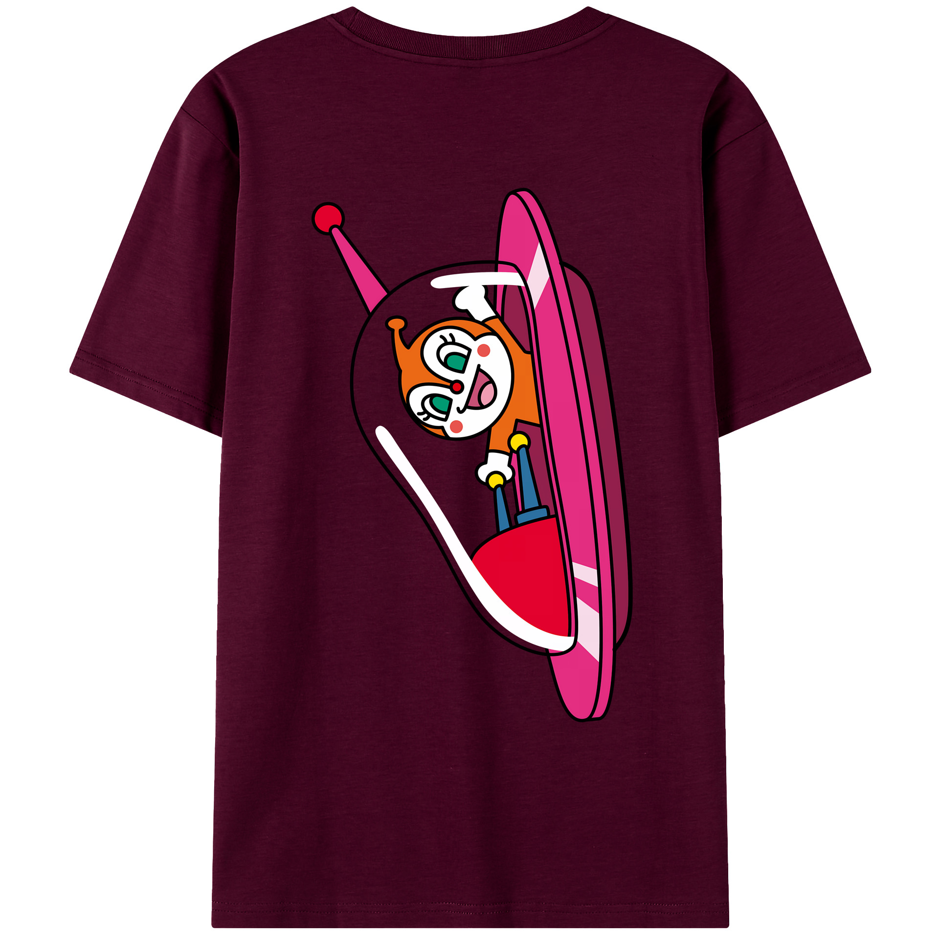 アンパンマン Anpanman レディース半袖Tシャツ(バックプリント)
